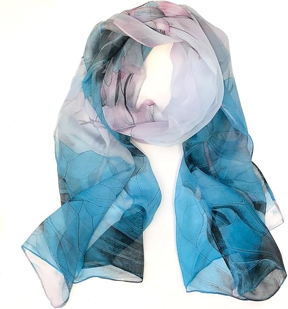 Wrapables Lightweight Sheer Silky Feeling Chiffon Scarf