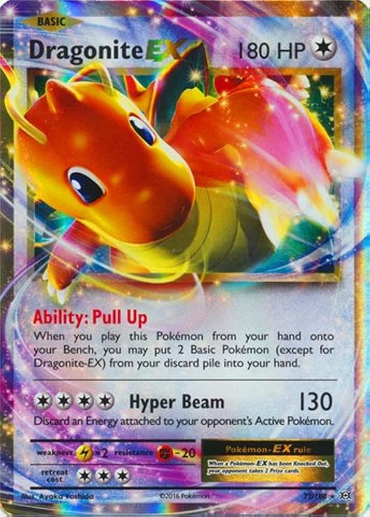 Pokemon - Dragonite-EX 72/108 - XY Evolutions - Holo