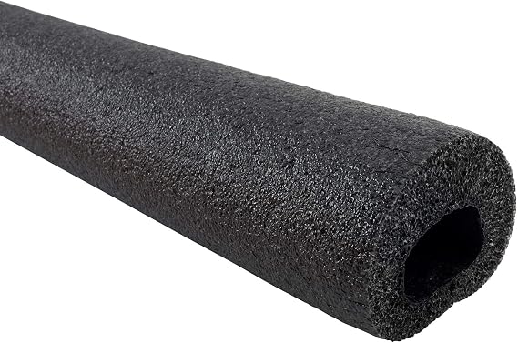 Speedway Motors Black Foam Roll Bar/Cage Padding - 36 Inch Length - High Density Cellulose Impact Resistant Foam - Fits 1-5/8" to 1-3/4" OD Tubes, Maximum Protection for Roll Cage