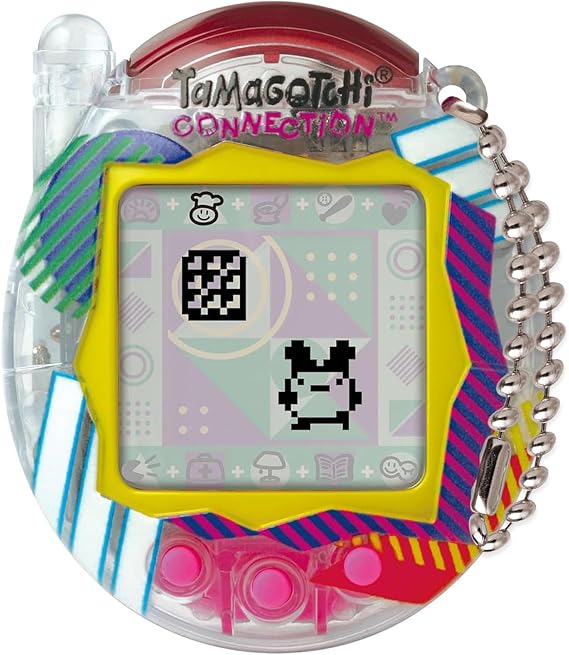 Bandai Tamagotchi Connection Digital Pet Clear Retro Shell Tamagotchi Virtual Pet Electronic Toy with Infrared Connection Children's Toy for Girls