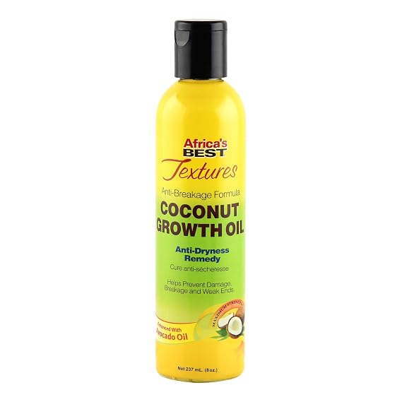 Africa's Best Textures Growth Oil, Coconut, 8 Fl Oz