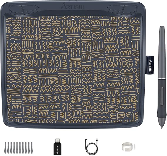 Drawing Tablet Artisul A801 for Drawing and OSU, 9 Inch Art Tablet