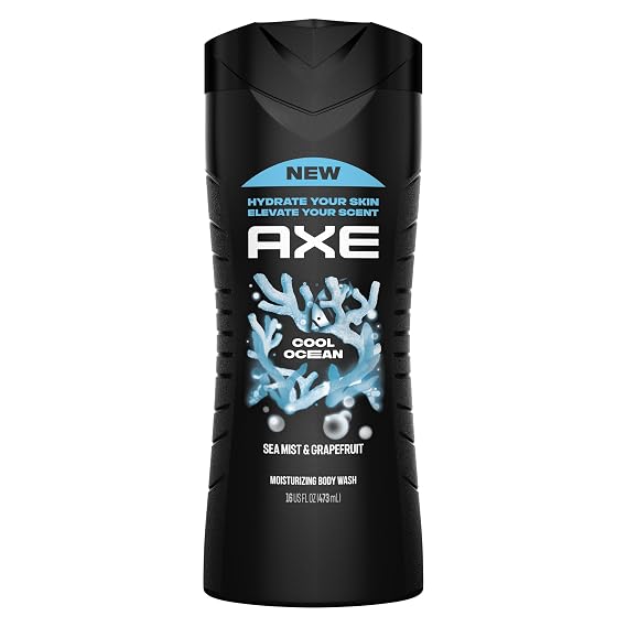 AXE Cool Ocean Men's Body Wash With Essential Oils 16 fl oz