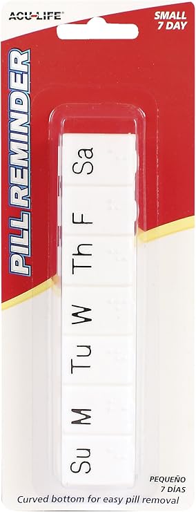 Acu-Life 7 Day Pillbox, Small