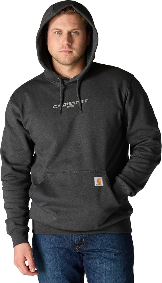 Carhartt Men's Rain Defender Loose Fit Midweight 1889 Graphic Sweatshirt