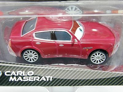 Disney Pixar Cars 2 Movie Series Mattel 1:55 Scale Die Cast Car Carlo Maserati
