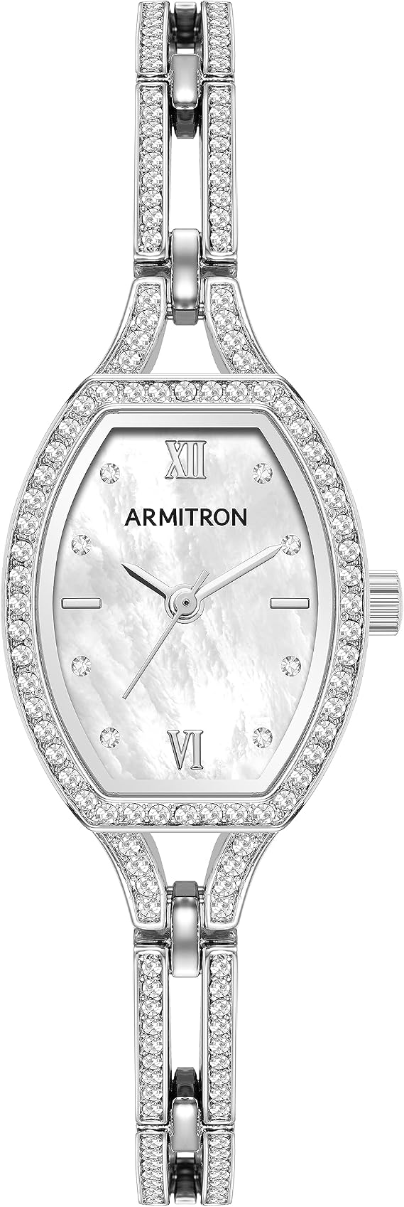 Armitron Women's Crystal Accented Bangle Watch, 75/5902