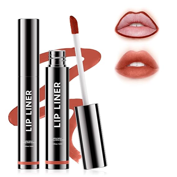 Lip Stain Peel Off Waterproof Tattoo Peel Off Lip Liner Stain (#03 Rose)