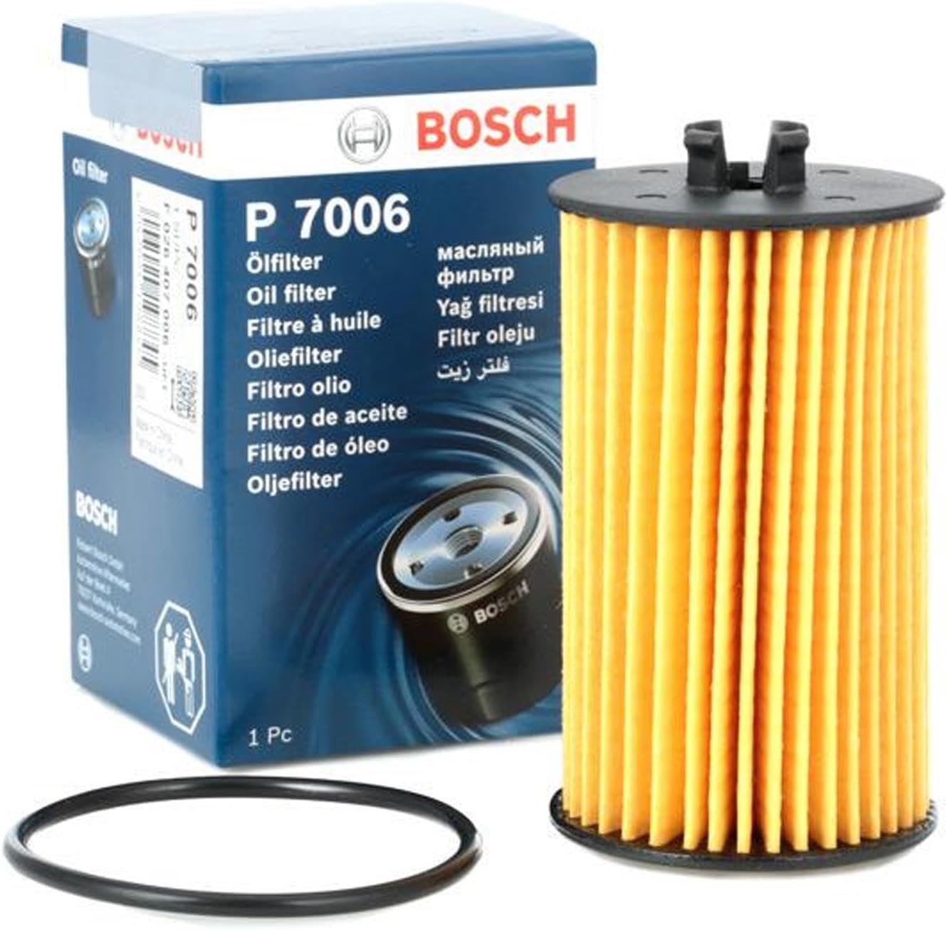 BOSCH Oil Filter Insignia A Sedan 1.6 Turbo 2008-2017, Opel Astra J 1.4 Turbo, 1.6 Turbo 2009-2015 09864B7009