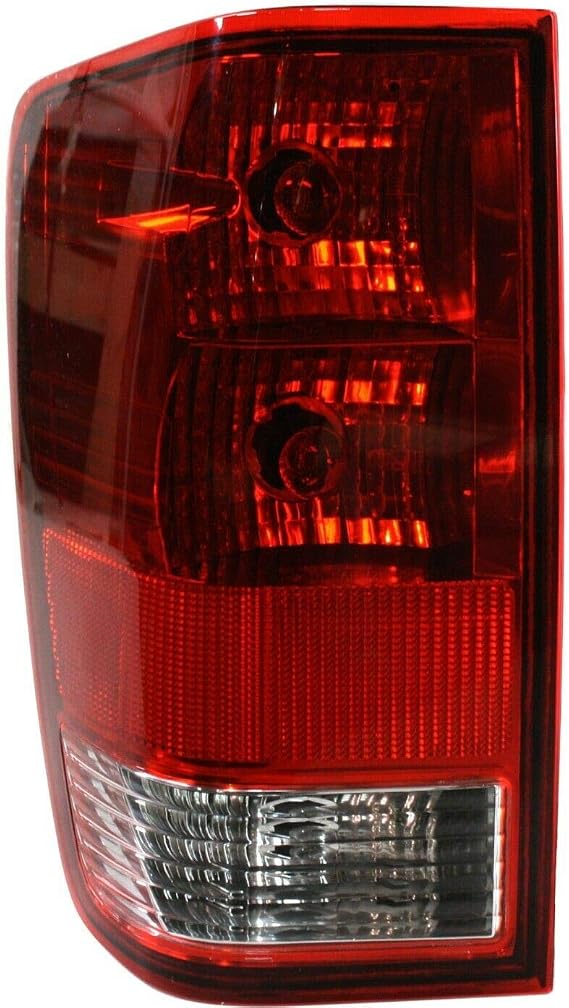 HEADLIGHTSDEPOT Tail Light Compatible With 04-15 Nissan Titan Truck Rear Left Driver Side Halogen Tail Lamp