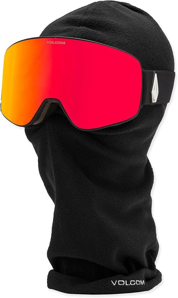 Volcom Men's Powclava Fleece Balaclava Face Mask, Lightweight Fast-Dry Winter Protection, Black, One Size