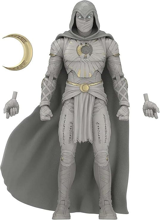 Marvel Legends Series Disney Plus Moon Knight MCU Series Action Figure 6-inch Collectible Toy, Includes 4 Accessories | Marvel Legends Disney+ 6 Inch Action Figure BAF Infinity Ultron - Moon Knight