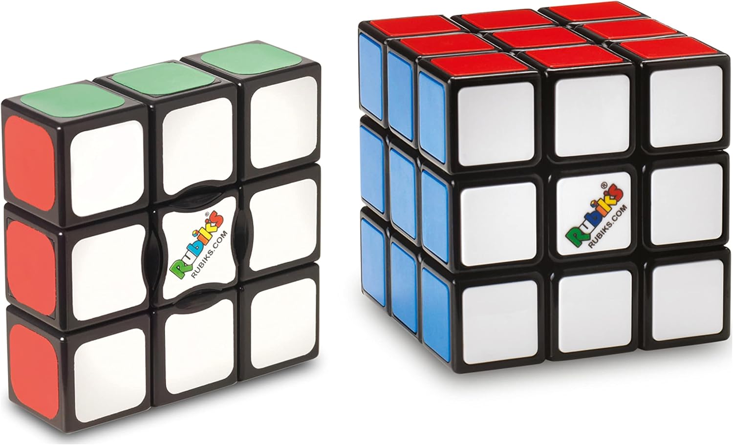 RUBIKS 6063509, Starter Pack, The Original 3x3 Cube and Edge Classic Problem-Solving Puzzles, for Beginners