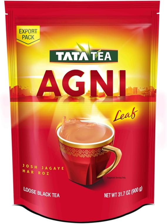Tata Tea Agni Strong Chai with 10% Extra Strong Leaves, Black Tea, 250g