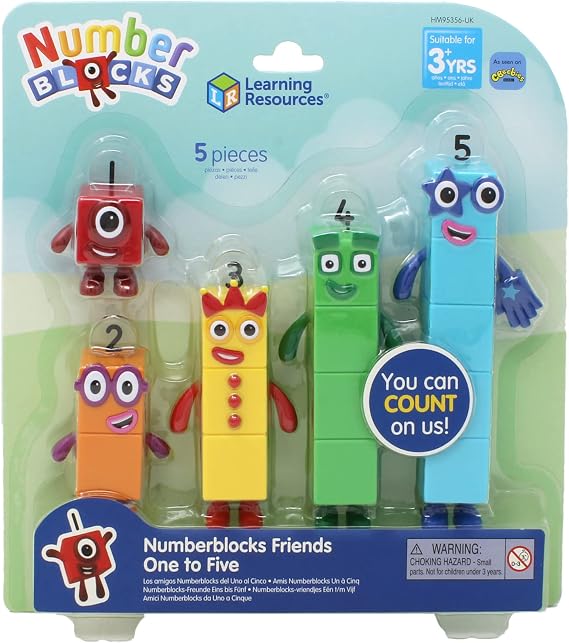 Learning Resources Numberblocks Friends One To Five Figures Ages 3+