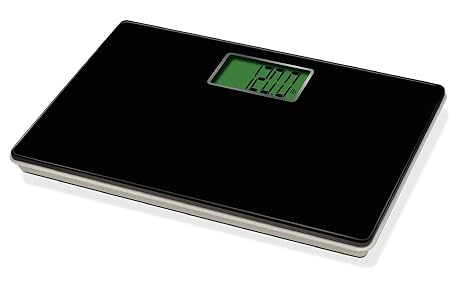 North American Wellness Talking Bathroom Scale with LCD Screen, 330lb Capacity, 4 Person Memory