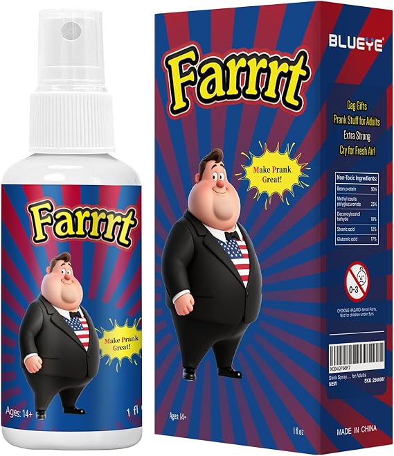 BLUEYE Stink Spray,Extra Strong,Potent Stink Smell,Hilarious Gag Gifts,Funny Pranks Stuff for Adults,Stocking Stuffers -April Fools-Non Toxic Bad Gas