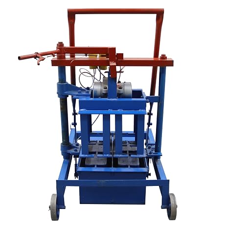 TECHTONGDA Hand-Pushed Hollow Brick Making Machine Hollow Block Press 2pcs One Time 400 * 200 * 200mm/15.75 * 7.87 * 7.87inch 220V