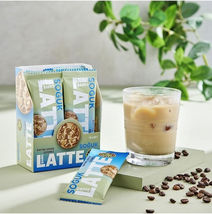 Coffee World Special Series Cold Caffe Latte 10 Pieces Without Refined Sugar Added