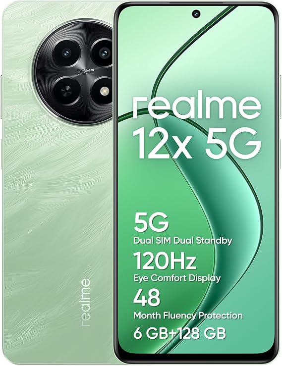 relame 12x 5G Smartphone 6+128 Green