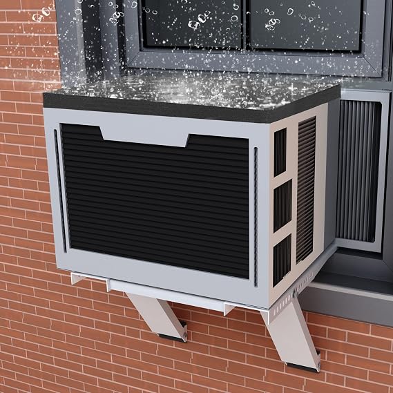 Window Air Conditioner Drip Cushion,24" x 17" x 3/4" Removable Foam Cushion with Easy Installation Magnetic Back for Window AC Units