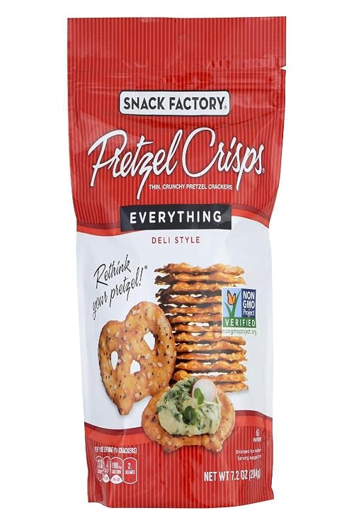 Snack Factory Pretzel Crisp Everything