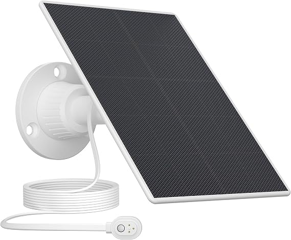 Solar Panel Charger for Arlo Camera Pro 5s 2K/ Pro 4/ Pro 3/ Pro 3