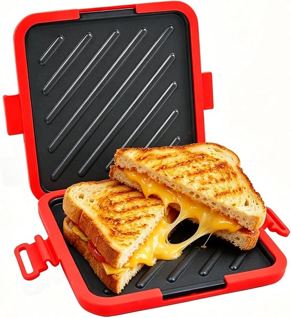 Microwave Grilled Cheese Maker & Sandwich Crisper Cookware