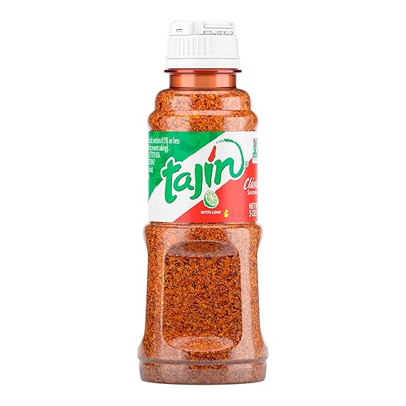 Tajin Clasico Seasoning, Authentic Mexican Chili Lime Spice Blend for Fruit, Snacks, Tacos, and Cocktails, Zesty Flavor Enhancer, 5 oz (Pack of 1)