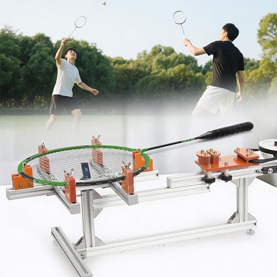Manual String Machine for Badminton, DIY Racket Frame Threader with Tools, Dedicated Badminton String Machine, Tennis Racket String Machine, Handle String Machine, Badminton, Tennis String