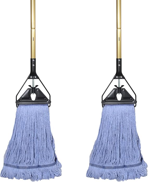 Midoneat Commercial Industrial Heavy Duty Mop with Long Handle,2packs