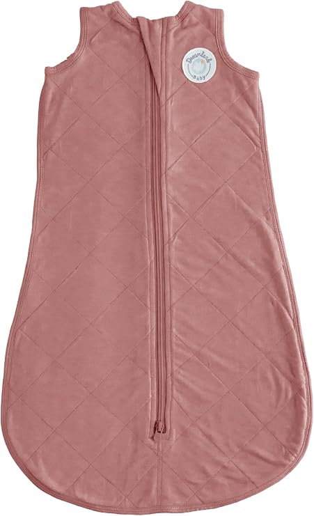 Dreamland Baby Lightweight Sleep Sack, Ultra-Soft Bamboo Viscose (Small) | 1.0 TOG Breathable Fabric, All Season, Gentle on Skin, Premium Baby Sleeping Bag w/ 2-Way Zipper, Mom-Owned US Business