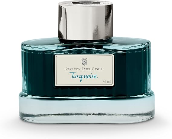Faber-Castell GRAF 141010 Ink Glass 75 ml Turquoise