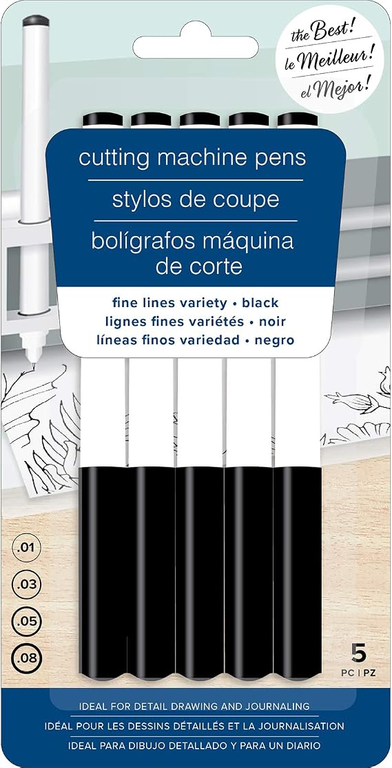 American Crafts Precision Pens, Black
