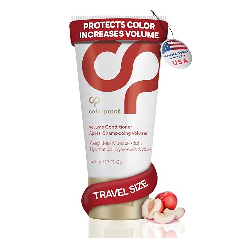 Colorproof Sulfate-Free Volumizing Conditioner For Women Hydrating Conditioner With White Nectarine Scent Vegan and Color-Safe Formula Adds Volume & Protects Hair Color