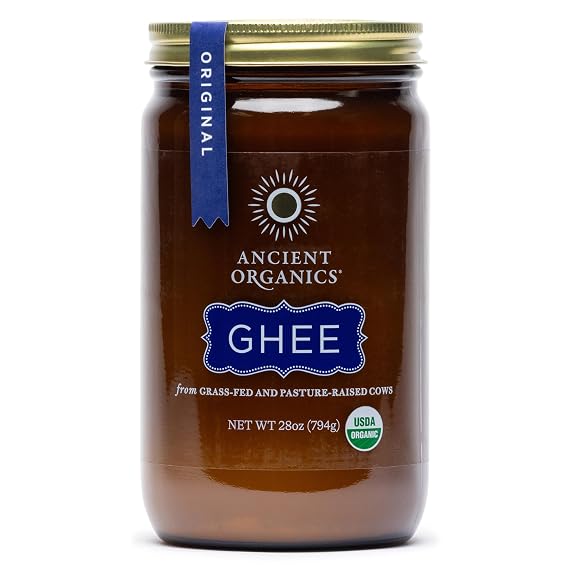 Ancient Organics Ghee - Organic Grass Fed Ghee Butter - 28 Oz (Pack of 1)
