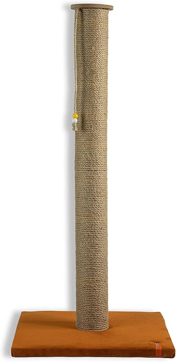 Pugalo 90 CM Big Cat Scratching board Pugalo Catnip Long Scratching board (Orange)