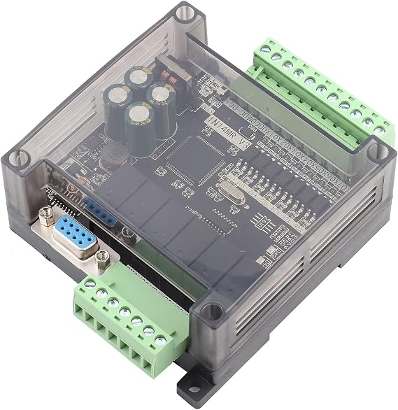 24V PLC Control Programmable Logic Controller DC24V FX1N-14MR Industrial Control Board PLC Programmable Logic Controller Relay Output
