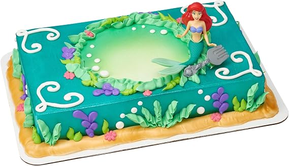 DecoSet Disney Princess Ariel Colors of the Cake Topper - 2-Piece cake decoration