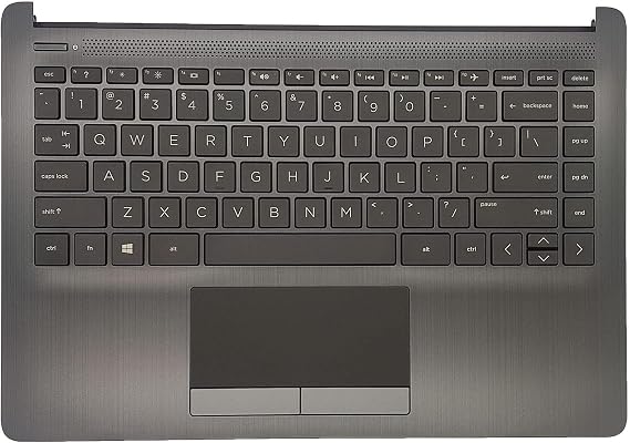Palmrest with Non-Backlit Keyboard for HP 14Z-DK 14-DK 14-CF 14S-CF 14-DF