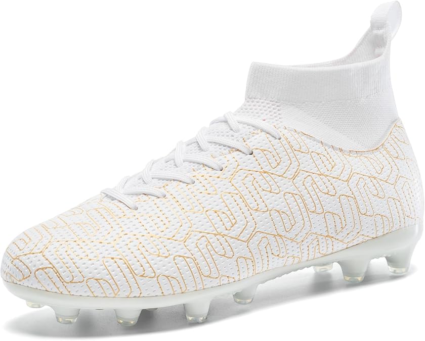 High-Top Mens Soccer Cleats Lightweight Training Football Shoes