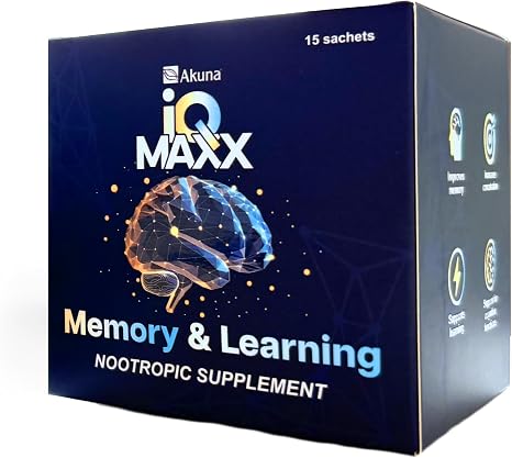 iQ Maxx Memory &amp; Learning Nootropic Supplement 15 Sachets
