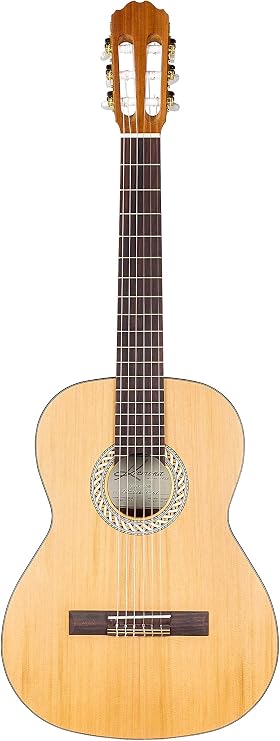 Kremona Soloist S58C OP 3/4 Size Beginner Classical Guitar Solid Cedar Top Handmade in Europe Nylon Strings Padded Gig Bag Included