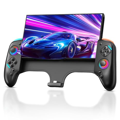Switch 2 RGB Controller,9-Axis,Hall Effect Joysticks. an All-in-one Switch Controller Replacement, the Switch Pro Controller, with 6 Color RGB Lighting, Rapid fire, Macro Capabilities