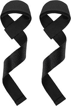 Weight Lifting Wrist Straps: 18" Neoprene Padded Gym Straps for Deadlifts, Powerlifting & Strength Training