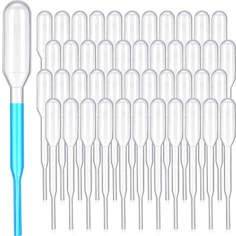 Kingdder 1000 Pcs Plastic Transfer Pipettes, 0.2 Ml Graduated Disposable