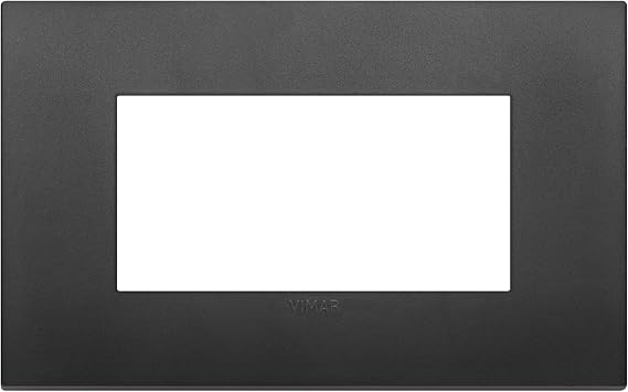 VIMAR 19654.71 Plate Classic 4 Modules Black