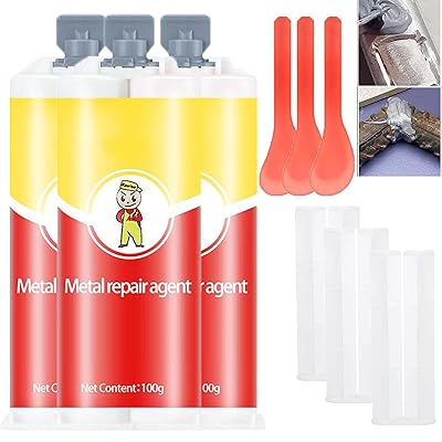 Super Diamond Mud Seal for Metal,Strongest Super Diamond Mudseal,Super Diamond Clear Concrete Sealer,Casting Repair Glue,All Purpose Repair Glue Metal Repair Agent 3PCS