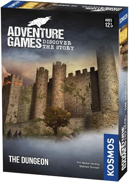 Adventure Games: The Dungeon - A Kosmos Game from Thames & Kosmos | Collaborative, Replayable Storytelling Gaming Experience for 2 To 4 Players Ages 12+