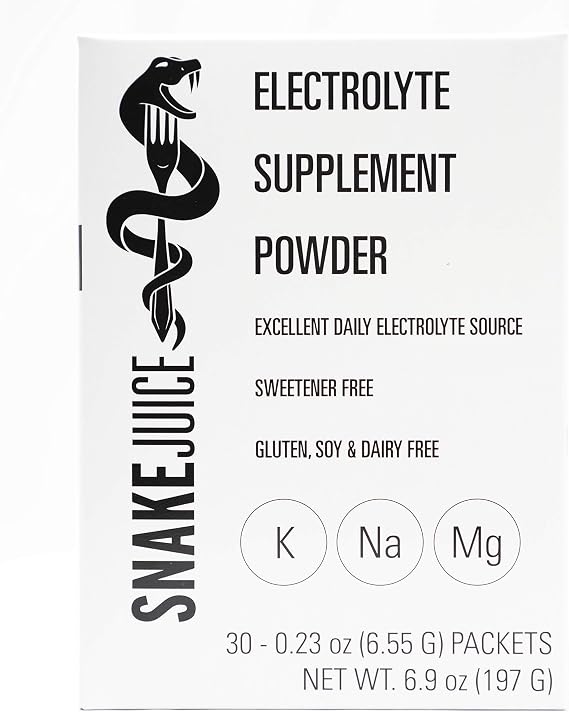 Electrolyte Powder, Unflavored, 5 Ingredients, 1,300mg Potassium per Stick, 1,045mg Sodium, 100mg Magnesium, No Sugar, No Sweeteners, No Dyes, Hydration & Recovery, 30 Stick Packs